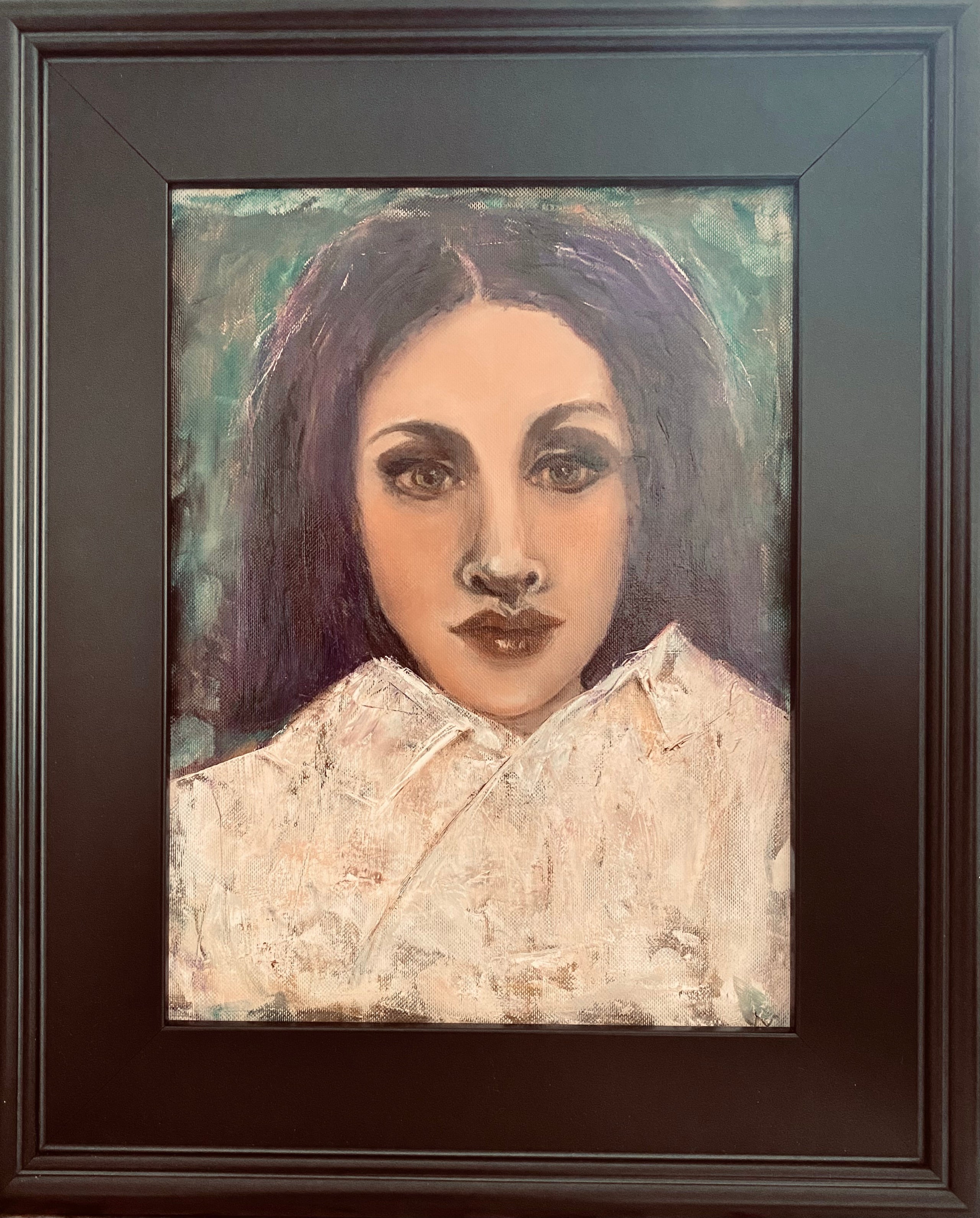 The White Coat Oil Painting Julie Rodriguez Art Shop the-white-coat-oil-painting-julie-rodriguez-art-shop